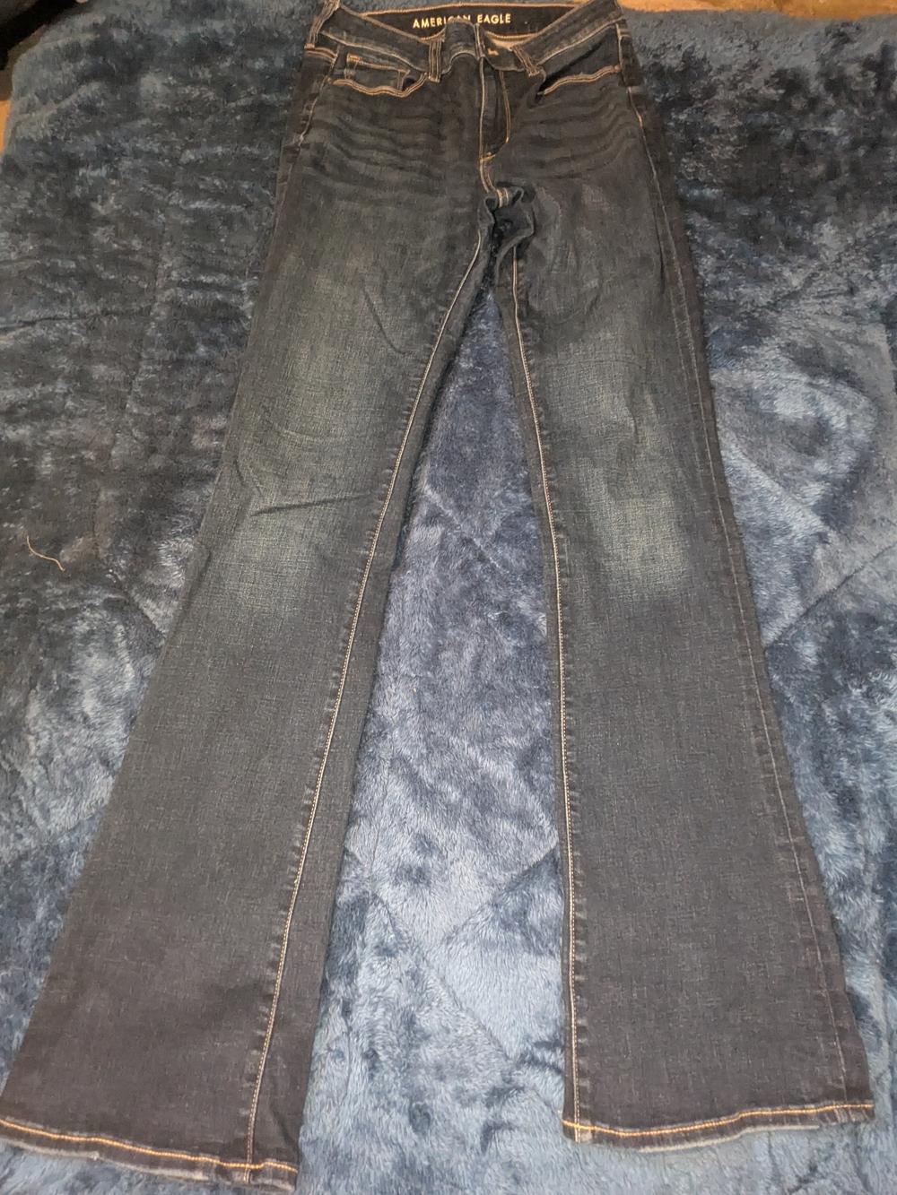 American Eagle Outfitters Dark Blue Flare Jeans